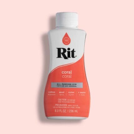 Màu nhuộm vải Rit Dye All Purpose 236ml - Coral