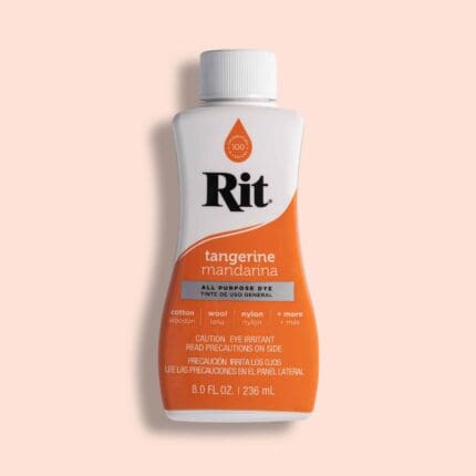 Màu nhuộm vải Rit Dye All Purpose 236ml - Tangerine