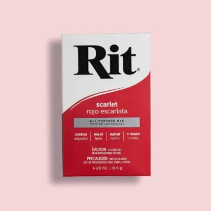 Màu nhuộm vải Rit Dye All Purpose Powder 31.9g - Scarlet