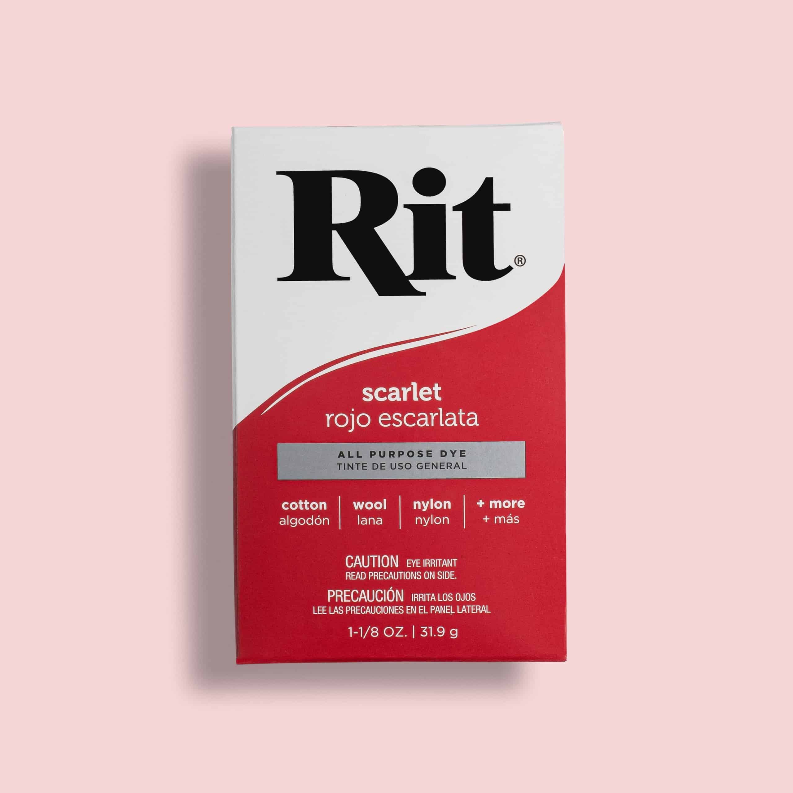 Màu Nhuộm Vải Rit Dye All Purpose Powder 31.9g Scarlet Màu nhuộm vải Rit Dye All Purpose Powder 31.9g - Scarlet